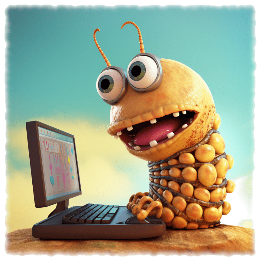 Stufe 2: Computer Raupe